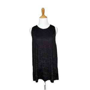 Lululemon Open Back Tank High Neck Black Grey Camo Size 8 based on measurements